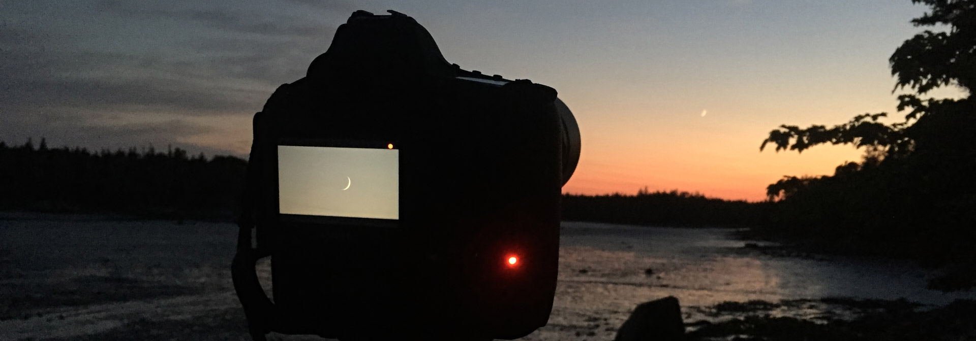 Sunset & Moonset Capture - Deer Isle Maine